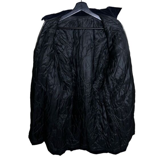 Vintage 50s 60s Japan Souvenir Velvet Long Insulated Jacket Small - Picture 7 of 7